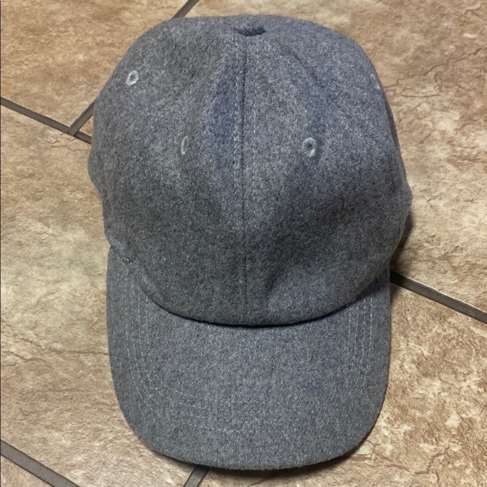 Classic Gray Wool Blend Trucker Hat Ball Cap Summer Casual Fall Visor Unisex